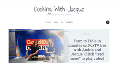 Desktop Screenshot of cookingwithjacque.com